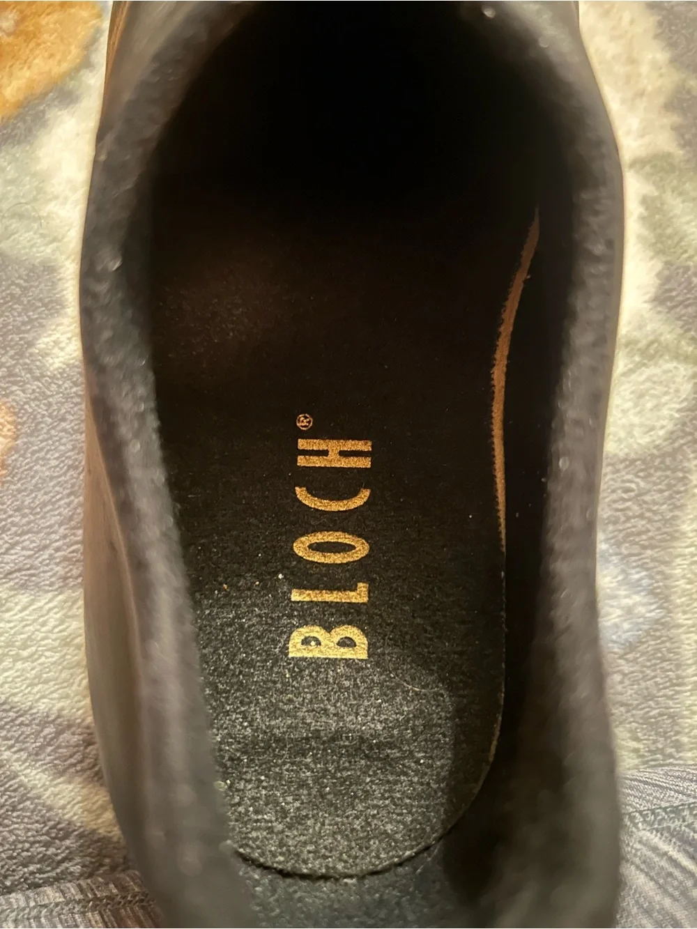 Bloch Tap Flex Slip-On Black Leather Tap Dance Shoes womens 10 M